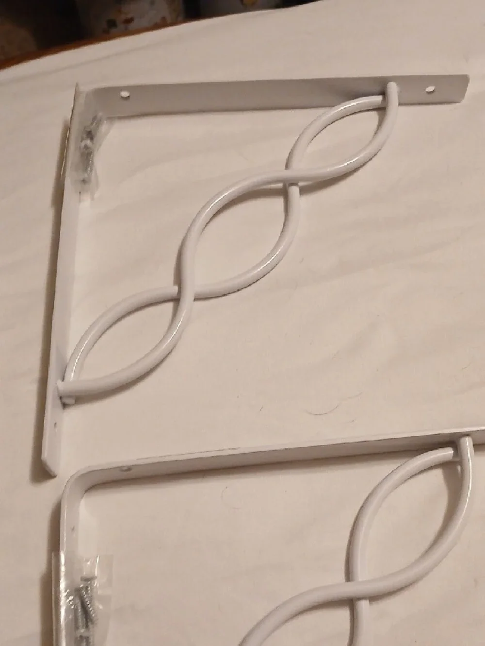 White Decorative Wall Shelf Brackets - Home Wall Decor